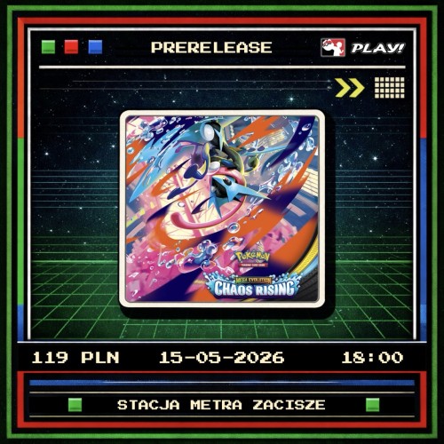 Prerelease Pokémon TCG: Chaos Rising